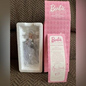2000 BARBIE MILLENIUM BRIDE PORCELAIN ORNAMENT AVON Y2K
